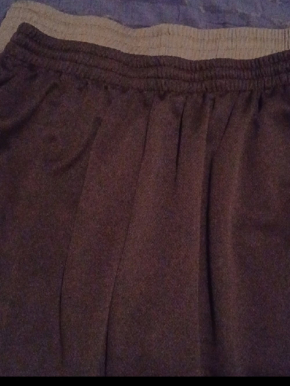 -- Jump Start 2 Men's Basic Elastic Waist Gray And Black  Athletic Shorts XLarge